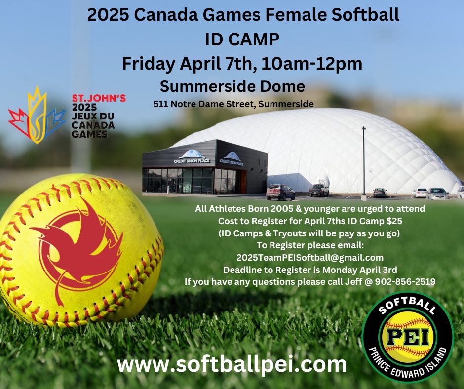 Softball Pei Website By Ramp Interactive